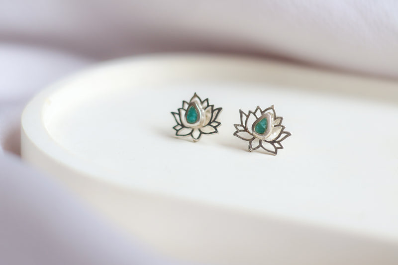 Aretes Flor de Loto