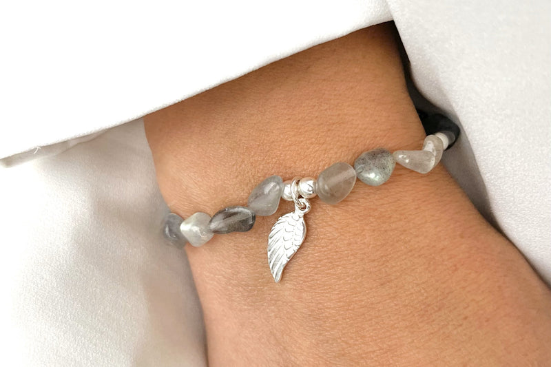 Pulsera Elástica Labradorita