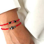 Pulsera ojo turco rojo