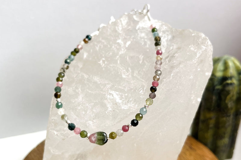 Pulsera Turmalina Multicolor