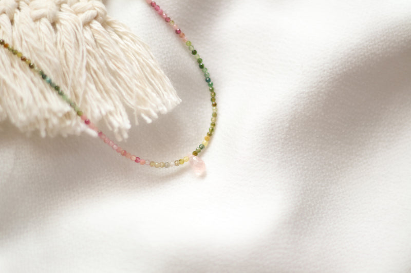 Collar Turmalina multicolor